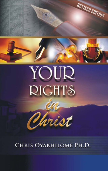 Your Rights In Christ [Revised] - Yola
