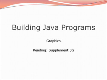 Building Java Programs - University Of Washington