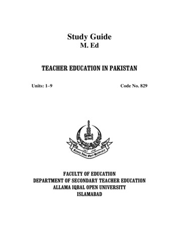 Study Guide - Allama Iqbal Open University