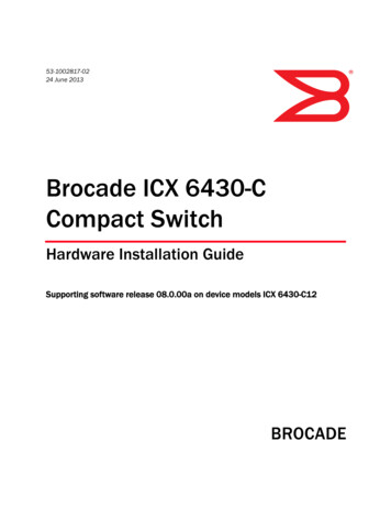 Brocade ICX 6430-C Compact Switch - Etilize