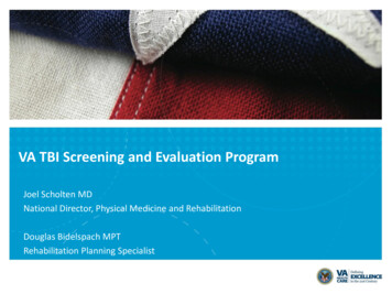 TBI Screening And Evaluation - Veterans Affairs