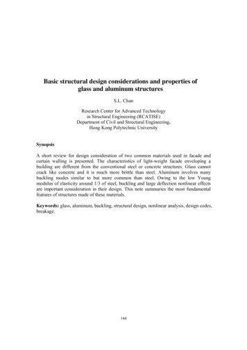 Basic Structural Design Considerations And Properties Of Glass And .