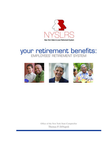 Your Retirement Benefits: Employees' Retirement System