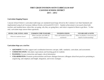 1st Grade Math Map - Canyons School District