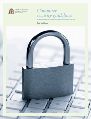 Computer Security Guidelines - RACGP