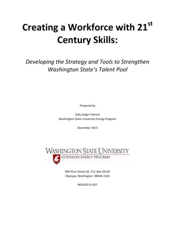Creating A Workforce With 21st Century Skills Final