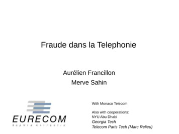 Fraude Dans La Telephonie - IMT
