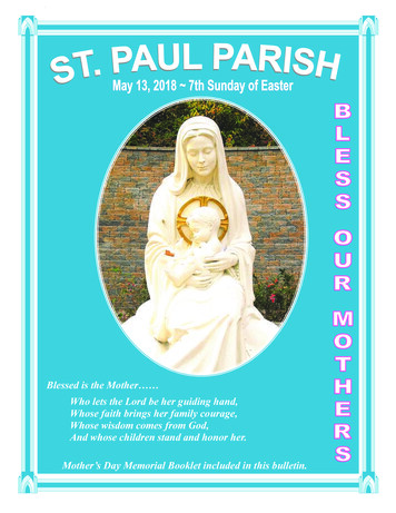 MOTHER'S DAY MEMORIAL ENVELOPE Mother's Day . - Parishes Online