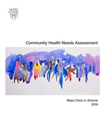 Community Health Needs Assessment - Mayo Clinic