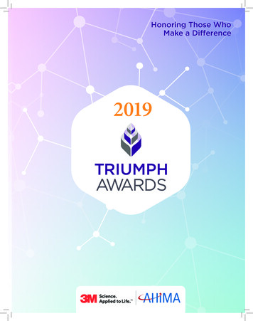 978 19 TriumphAwards 2019 - AHIMA