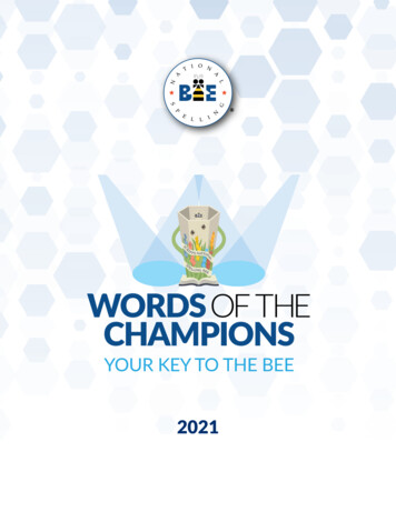 2021 - Scripps National Spelling Bee