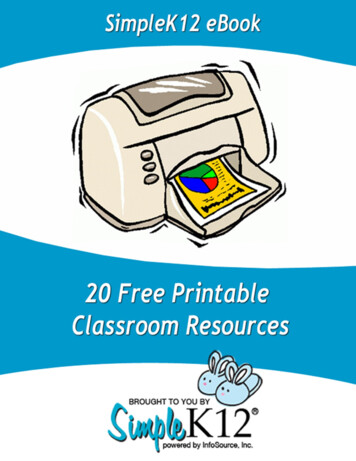 20 Free Printable Classroom Resources - SimpleK12 
