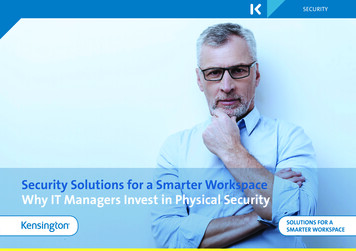 Security Solutions For A Smarter Workspace Why IT Managers Invest In .