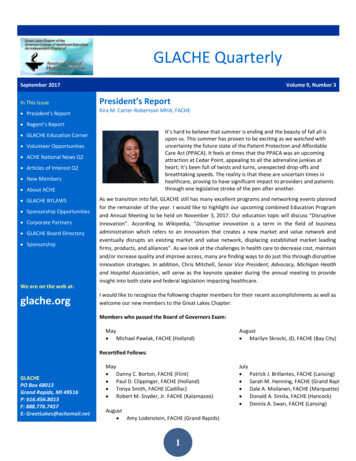 GLACHE Quarterly