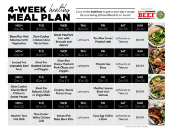 4-WEEK Healthy MEAL PLAN - The Real Food Dietitians