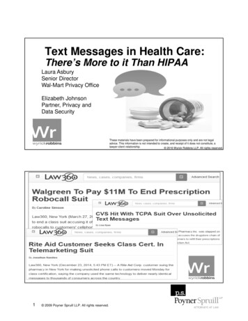 Text Messages In Health Care: There's More To It Than HIPAA