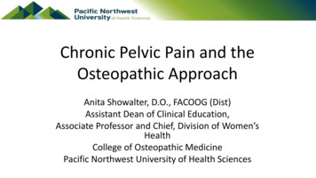 Chronic Pelvic Pain And The Osteopathic Approach