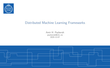 Distributed Machine Learning Frameworks - GitHub Pages