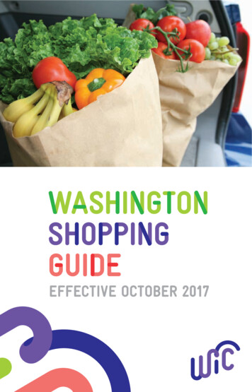 Shopping Guide - Home Washington State Department Of Health