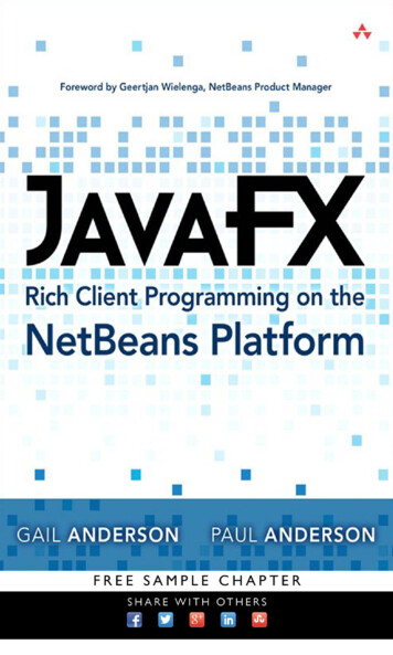 JavaFX Rich Client Programming On The NetBeans Platform