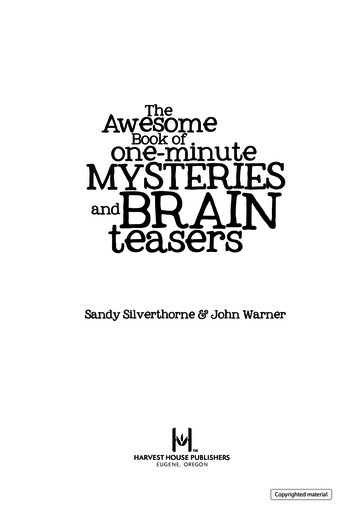 Awesome Book Of One-Minute Mysteries And Brain Teasers