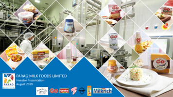 Parag Milk Foods Limited