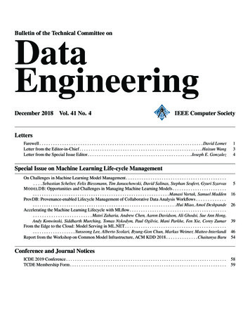 Bulletin Of The Technical Committee OnData . - IEEE Computer Society