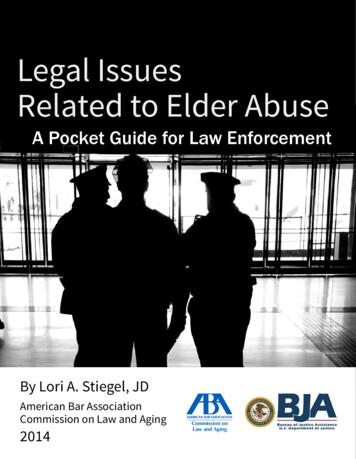 Legal Issues Related To Elder Abuse