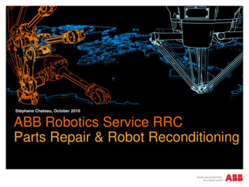 ABB Certified Robot Reconditioning And Parts Repair Center