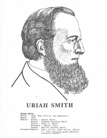 URIAH SMITH - Seventh-day Adventist Church