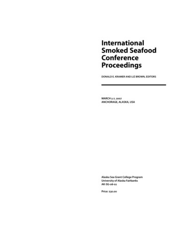 International Smoked Seafood Conference Proceedings