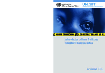 An Introduction To Human Trafficking: Vulnerability, Impact And Action