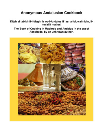 Anonymous Andalusian Cookbook - Italophile S