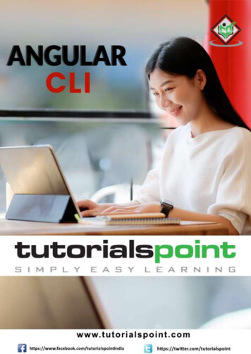 Angular CLI - Tutorials Point