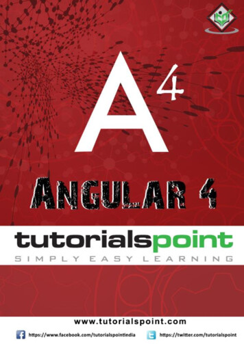 Angular 4 - Tutorialspoint