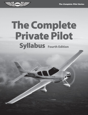 The Complete Private Pilot - Seaplane Scenics