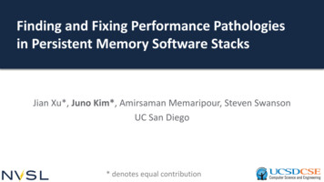 Finding And Fixing Performance Pathologies In Persistent . - GitHub Pages