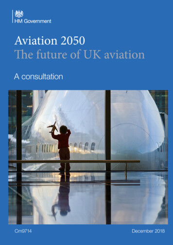 Aviation 2050 The Future Of UK Aviation - GOV.UK