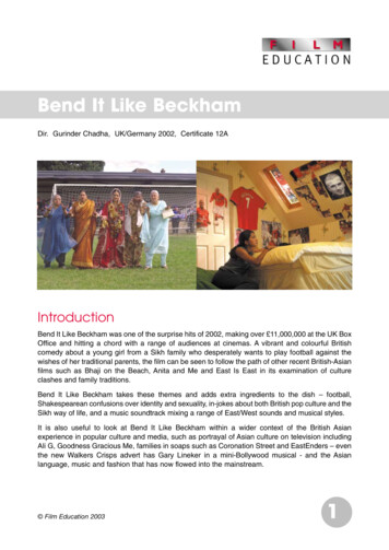 Bend It Like Beckham - Film Education