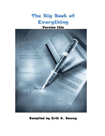 The Big Book Of Everything - Erik A Dewey, PhD