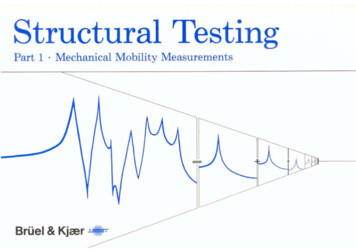 Structural Testing Part 1, Mechanical Mobility Measurements (br0458)