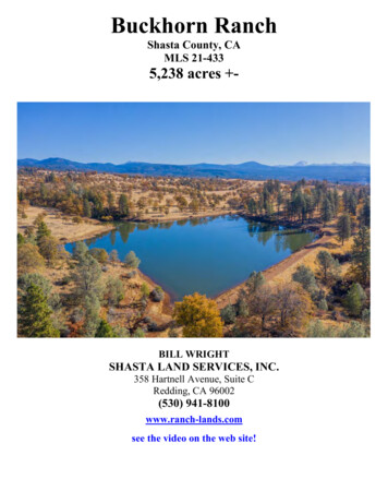 Buckhorn Ranch - Shasta Land Services