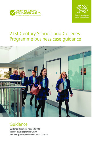 21st Century Schools And Colleges Programme Business Case Guidance