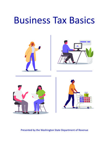 Business Tax Basics Workbook - Wa