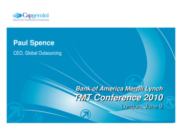 Capgemini Merrill Lynch TMT Conferencex