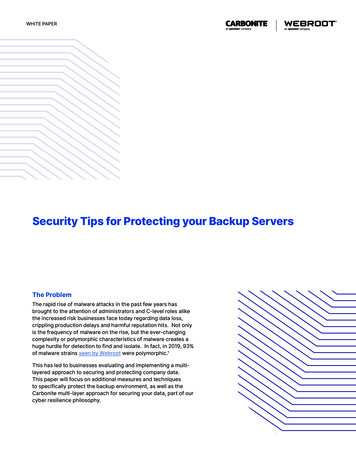 Security Tips For Protecting Your Backup Servers - IT Best Of Breed