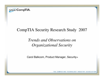 CompTIA Security Research Study 2007