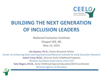 Building The Next Generation Of Inclusion Leaders - Ceelo