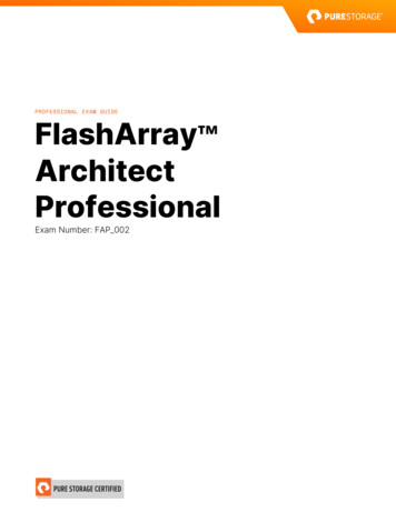 FlashArray Architect Professional Exam Guide Pure Storage