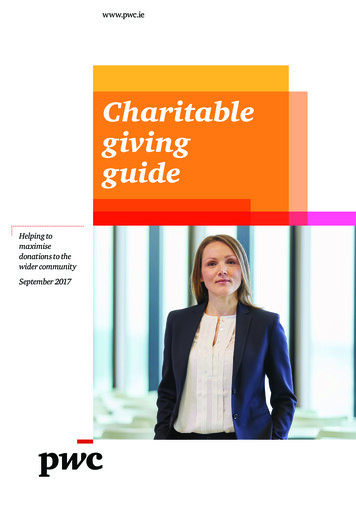 Charitable Giving Guide - PwC